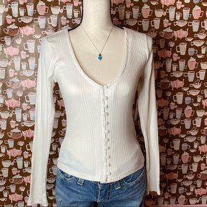 Anthropologie fitted button long sleeve - NEW
